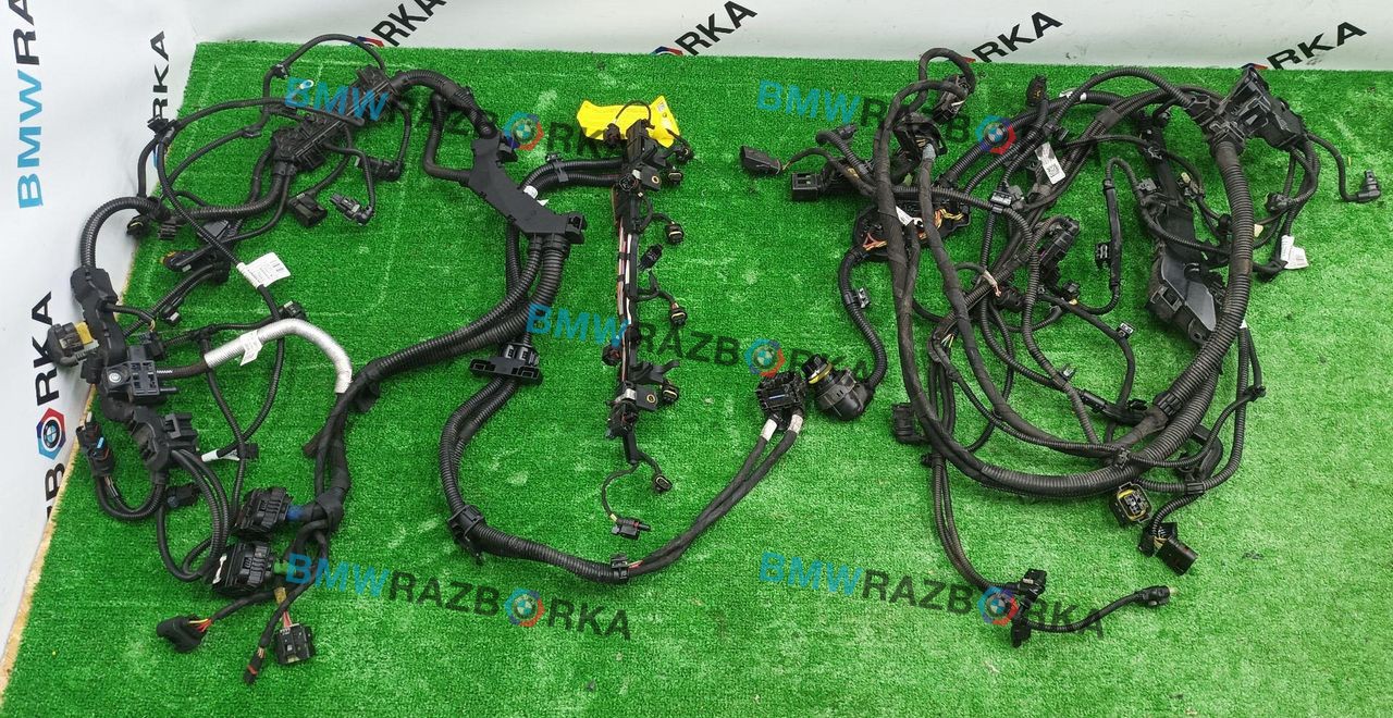 проводка двигателя BMW X5 G05 2021, 4.0 л., B58B30C, гибрид, АКПП, 475 black-sapphire metallic, внедорожник 5 дв., полный привод, 9453634, 8654410, 7330823, 8741343, 7330802