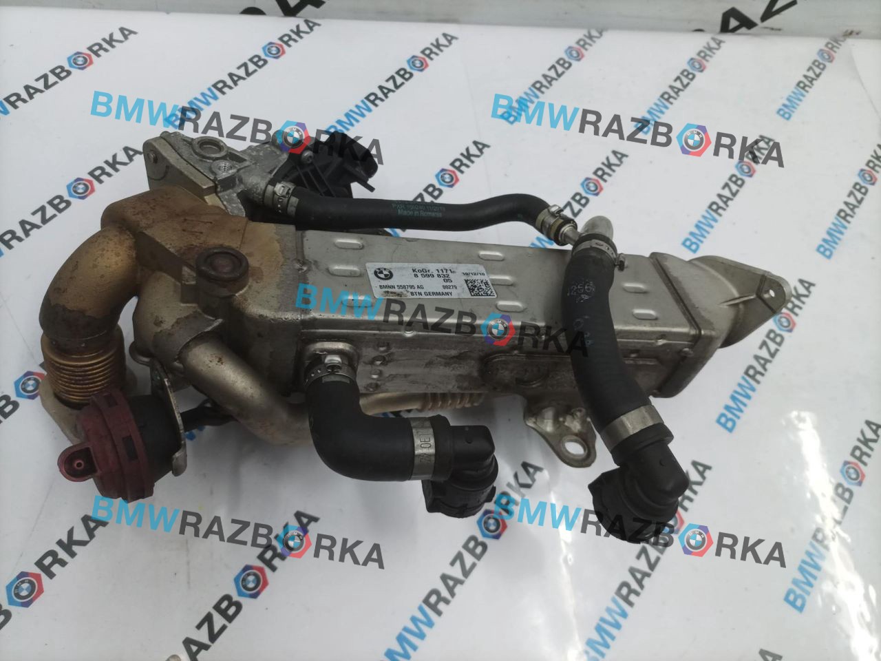 охладитель EGR / Радиатор EGR BMW X5 G05 2023, 3.0 л., B57 D30 A, дизель, АКПП, внедорожник 5 дв., 8513132, 8599832