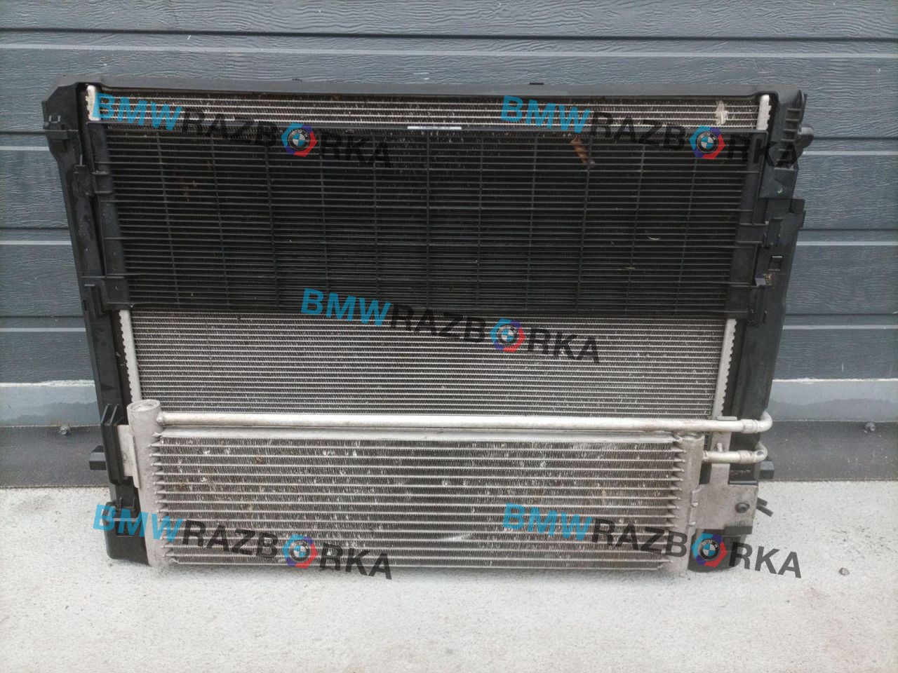 кассета радиаторов BMW M3 G80/G81 G80 2023, S58B30A, АКПП, x1e, полный привод, 8666819, 8095282, 8095284