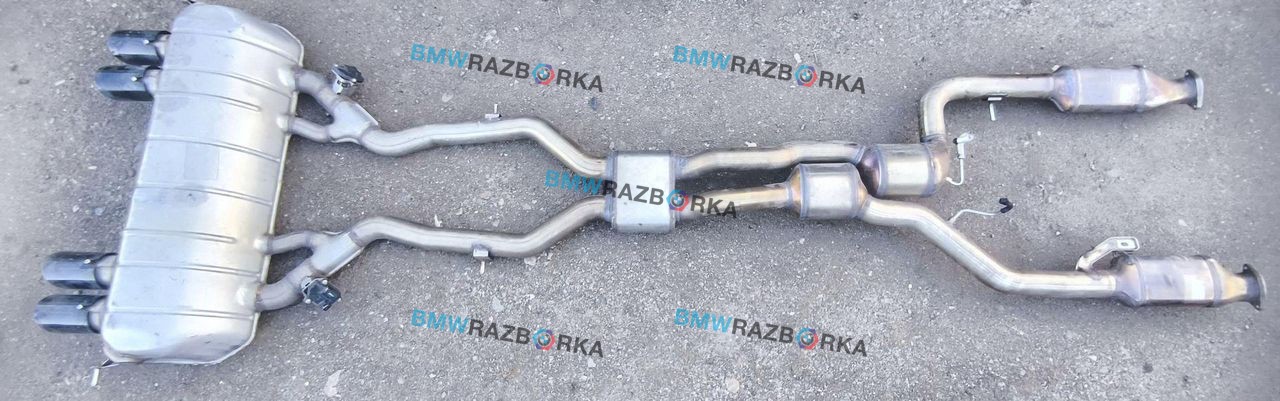 глушитель BMW M2 G87 2024, S58B30A, АКПП, купе, задний привод, 8096118, 8096117, 8096120