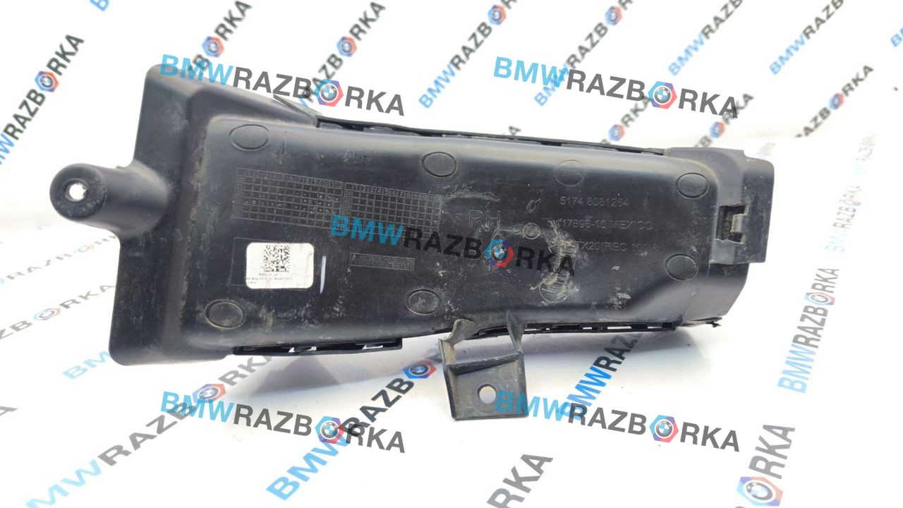 воздуховод тормозной правый BMW M2 G87 2024, S58B30A, АКПП, купе, задний привод, 8081264, 51748081264