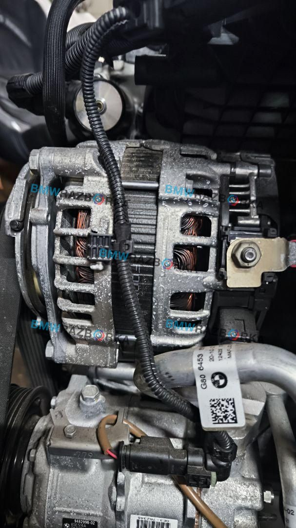 генератор BMW M2 G87 2024, S58B30A, АКПП, купе, задний привод, 8571358, 0125815004