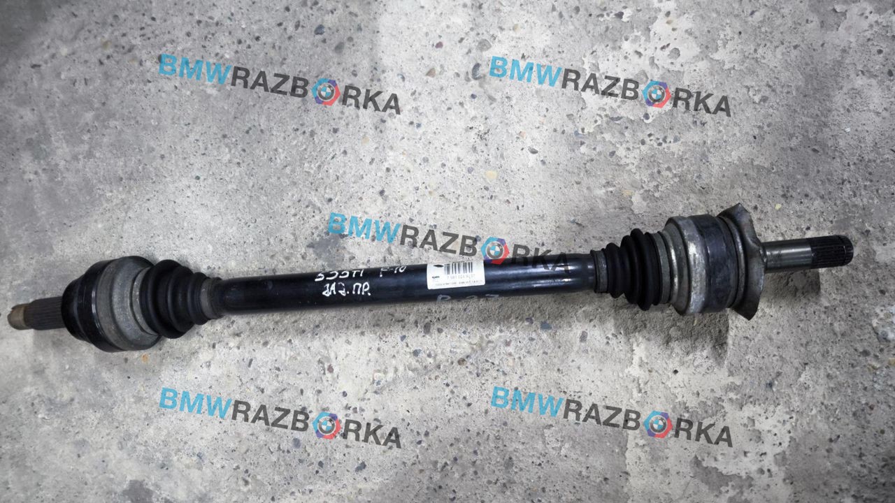 полуось задняя (приводной вал, ШРУС) BMW 5 серия F07/F10/F11 F10 2012, 3.0 л., N55 B30 A, бензин, АКПП, седан, задний привод, 7581024