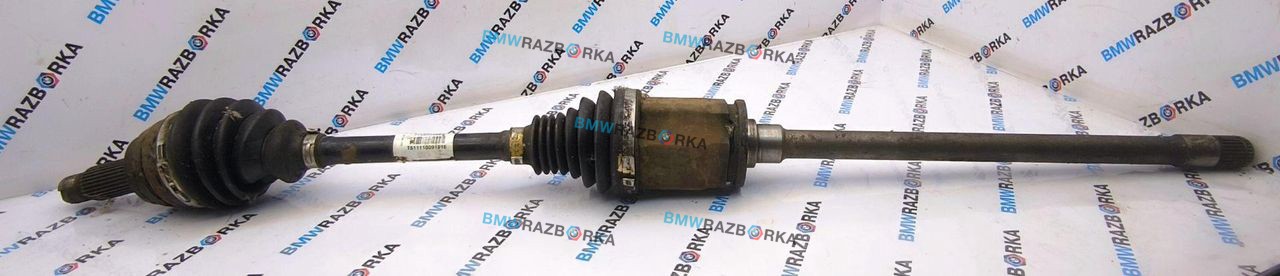 полуось передняя правая (приводной вал, ШРУС) BMW X5 E70 2008, 3.0 л., M57 D30 (306D3), дизель, АКПП, внедорожник 5 дв., 7553946
