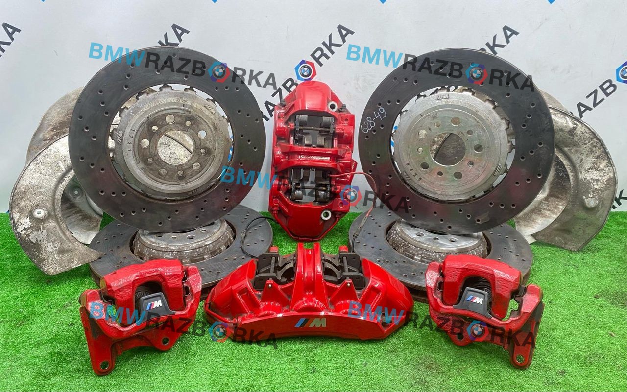 комплект тормозов BMW M4 G82/G83 G82 2021, S58B30A, АКПП, c36, купе, полный привод, правый руль, 8093730, 8093729, 8093709, 8093710
