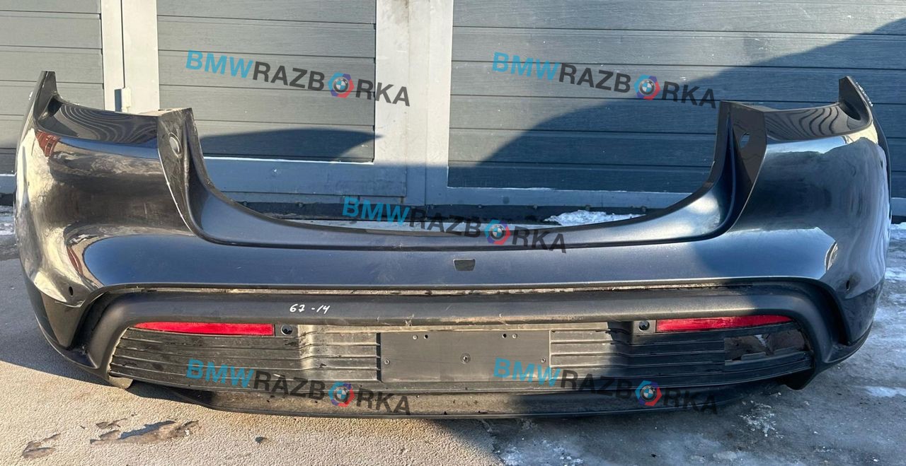бампер задний Porsche Taycan 1 поколение 2022, электро, m7r, седан, полный привод