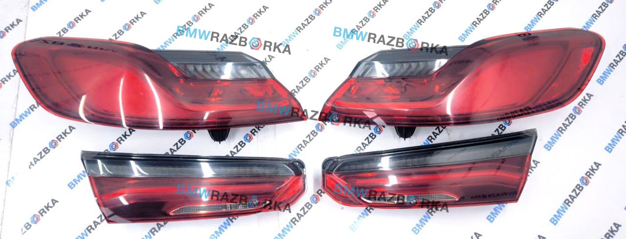 фонари задние (комплект) BMW 8 Gran Coupe G16 2022, 3.0 л., бензин, АКПП, а96, седан, задний привод, правый руль, 7445771, 7445775, 7445778, 7445772