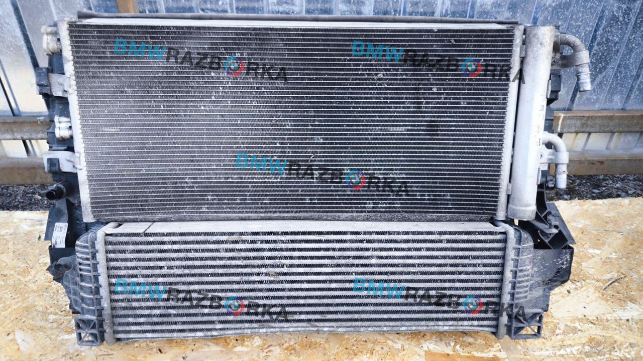 кассета радиаторов BMW X2 F39 2019, 2.0 л., B48A20E, бензин, 475, полный привод, 7636072, 8645859
