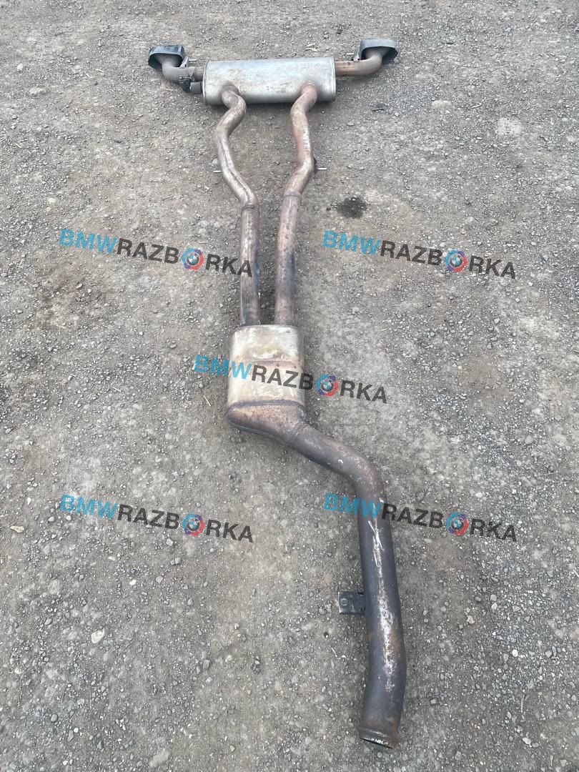 глушитель BMW X3 G01 2019, 3.0 л., B58 B30 A, бензин, полный привод, 8687656, 8686251, 8693993