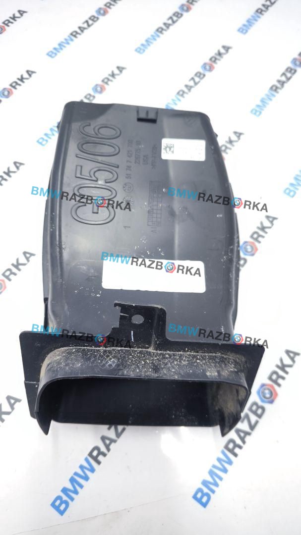 воздуховод тормозной правый BMW X6 G06 [рестайлинг] G06 2023, 3.0 л., i, B58B30, бензин, АКПП, a96, внедорожник 5 дв., полный привод, 7421700