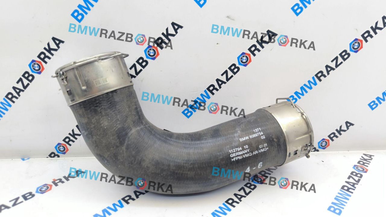 патрубок интеркулера BMW M4 G82/G83 G82 2021, S58B30A, АКПП, black-sapphire metallic, купе, полный привод, 8089754, 13718089754