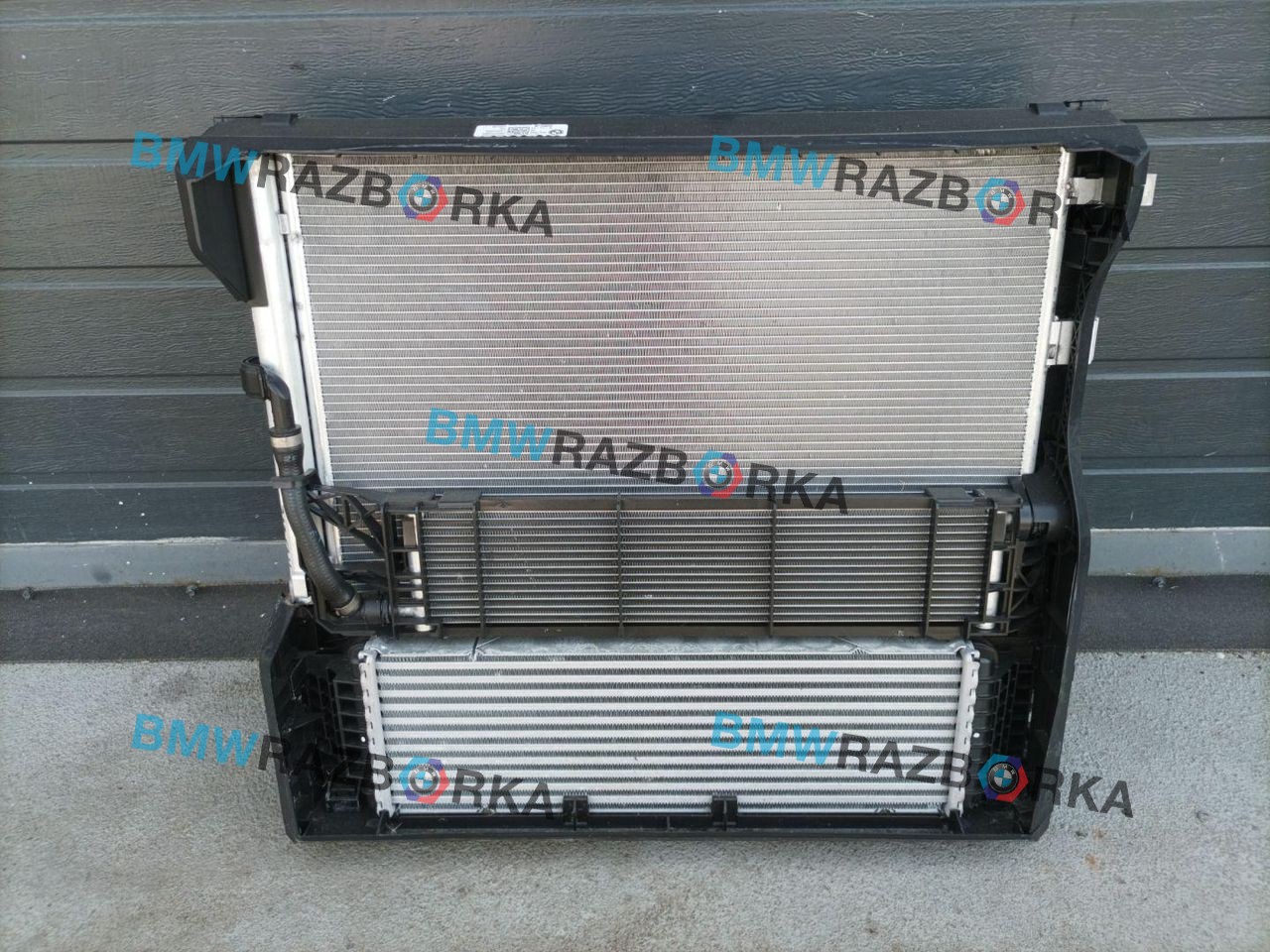 кассета радиаторов BMW X5 G05 [рестайлинг] G05 2024, 3.0 л., B57 D30 B, дизель, АКПП, a96, внедорожник 5 дв., полный привод