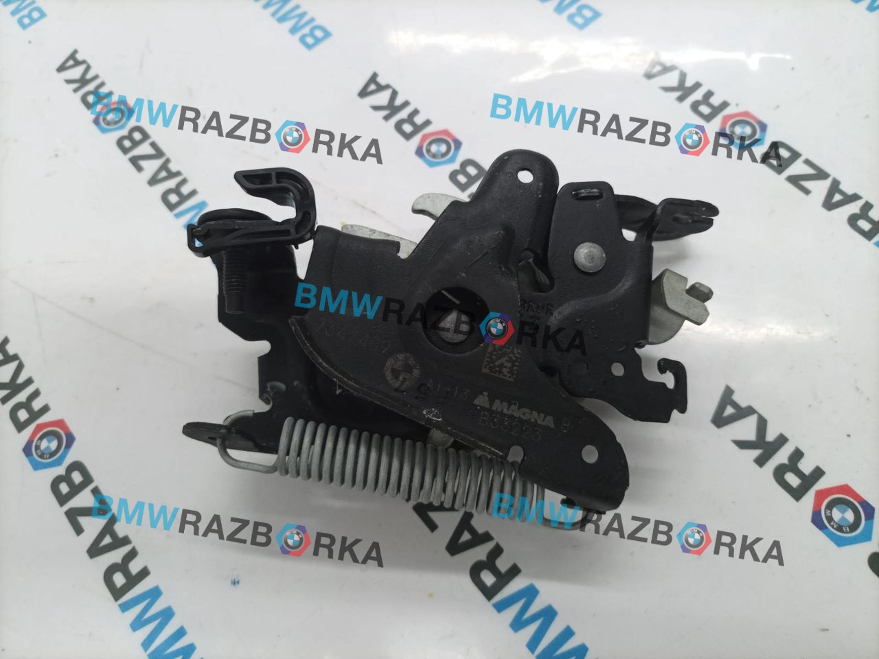 замок капота BMW X5 G05 [рестайлинг] G05 2024, 3.0 л., B57 D30 B, дизель, АКПП, a96, внедорожник 5 дв., полный привод, 7347409