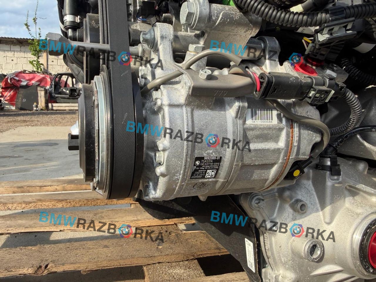 компрессор кондиционера BMW X5 G05 [рестайлинг] G05 2024, 3.0 л., B57 D30 B, дизель, АКПП, a96, внедорожник 5 дв., полный привод, 9892069