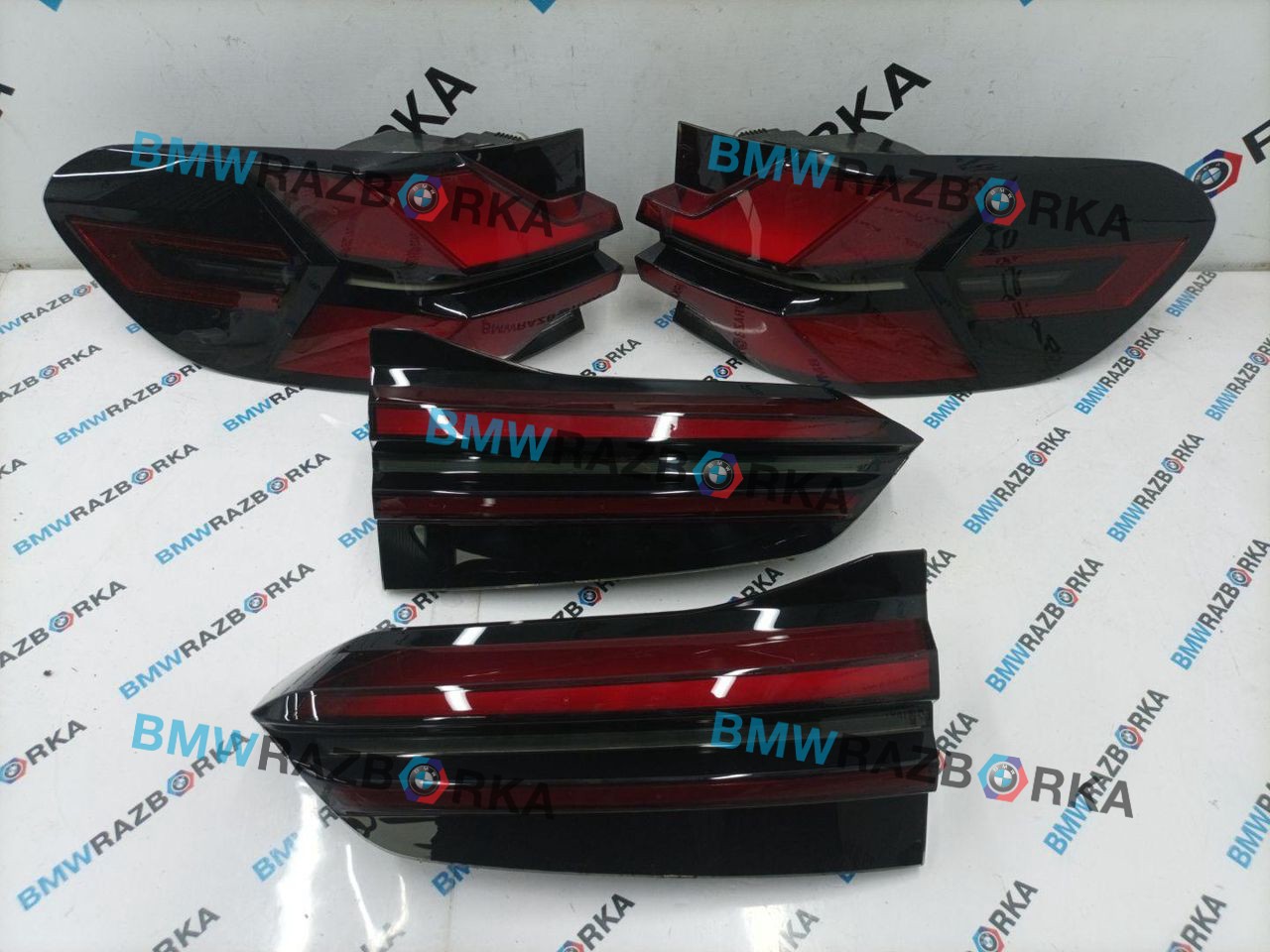 фонари задние (комплект) BMW X5 G05 [рестайлинг] G05 2024, 3.0 л., B57 D30 B, дизель, АКПП, a96, внедорожник 5 дв., полный привод, 5A11EC1, 5A11EC2, 5A11EC3, 5A11EC4