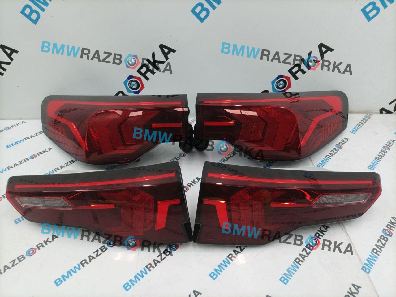 фонари задние (комплект) BMW X2 U10 2025, 2.0 л., бензин, АКПП, белый, внедорожник 5 дв., передний привод, правый руль, 9448809, 9448810, 9448826, 9448825