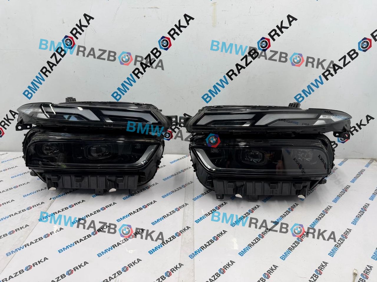 фара BMW X7 G07 [рестайлинг] G07 2023, 3.0 л., B58B30P, бензин, АКПП, 475, внедорожник 5 дв., полный привод, 9880594, 9880593, 5A8D303, 5A8D304