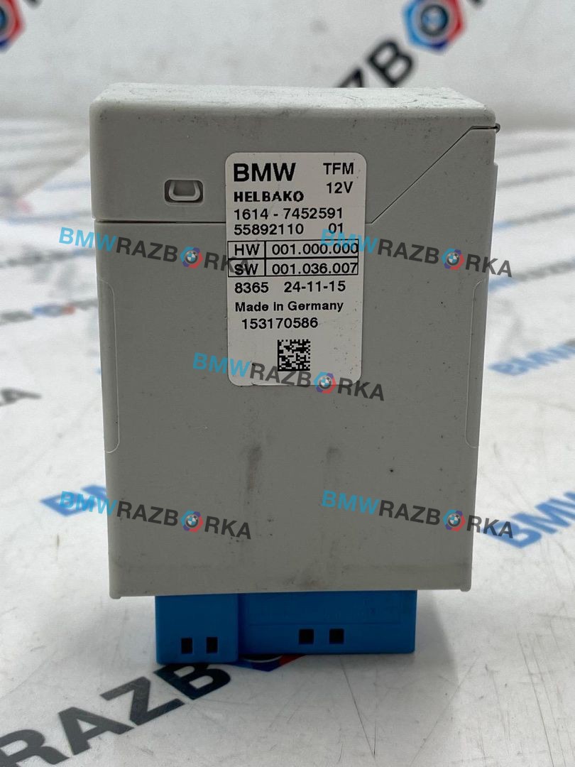 блок управления топливным насосом BMW X5 F15 2016, 2.0 л., N20 B20 A, бензин, АКПП, внедорожник 5 дв., полный привод, 7452591, 16147452591