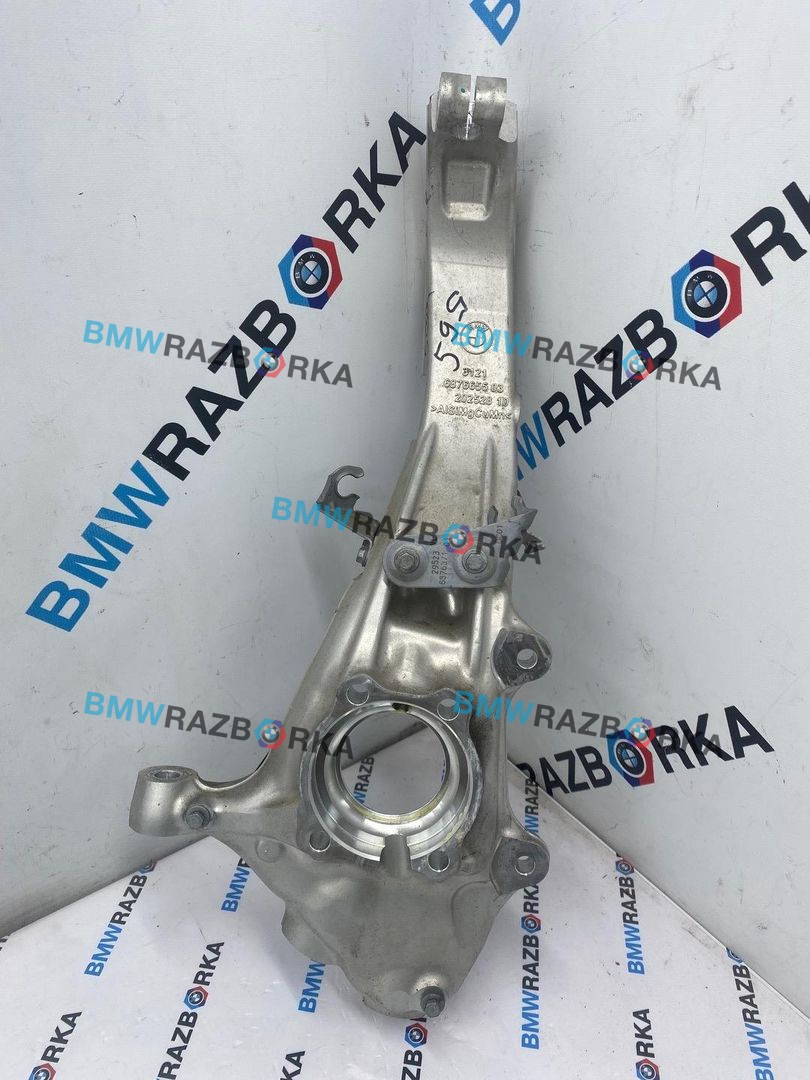 кулак поворотный левый BMW X5 G05 [рестайлинг] G05 2023, 3.0 л., B58B30P, бензин, АКПП, a96, полный привод, 31216876655, 6876655