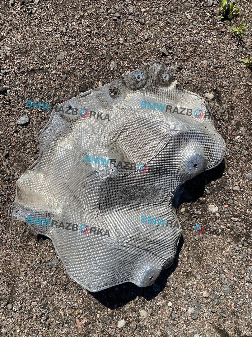 тепловой экран глушителя BMW M2 G87 2023, S58B30A, АКПП, купе, задний привод, 8085784