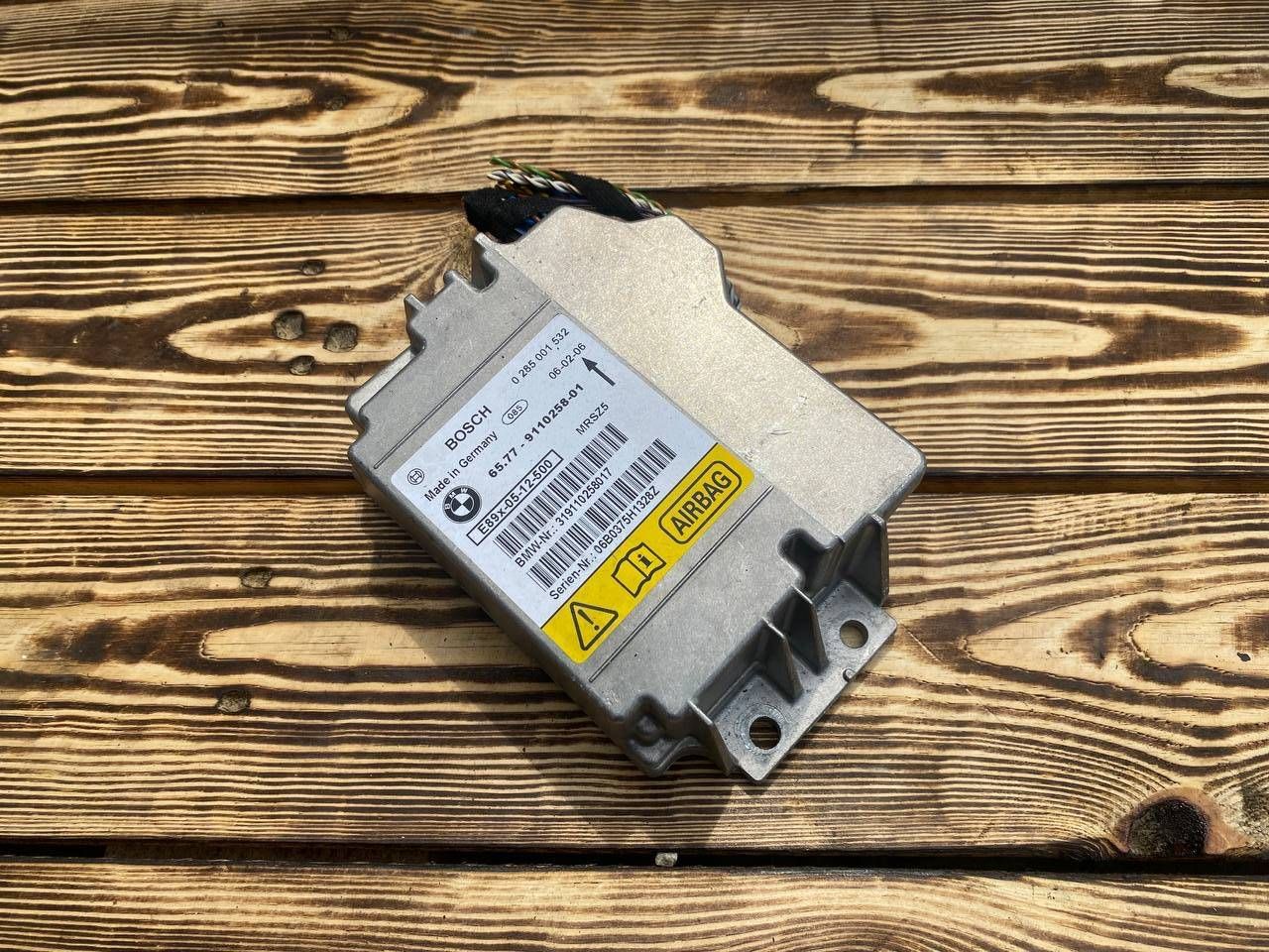 блок AirBag BMW 3 серия E90/E91/E92/E93 E91 2006, 3.0 л., M57N2 306 D3, дизель, АКПП, универсал, 65779110258, 9110258