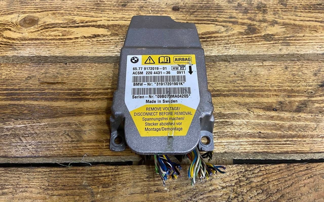 блок AirBag BMW 5 серия E60/E61 [рестайлинг] E60 2009, 2.0 л., N47 D20 A, дизель, МКПП, седан, 65779172019, 9172019