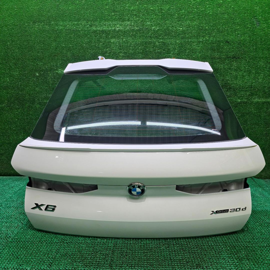 крышка багажника (дверь 3-5) BMW X6 G06 [рестайлинг] G06 2023, 3.0 л., B57 D30 B, дизель, АКПП, mineralweiß metallic (a96), внедорожник 5 дв., полный привод, 9491559, 41009491559