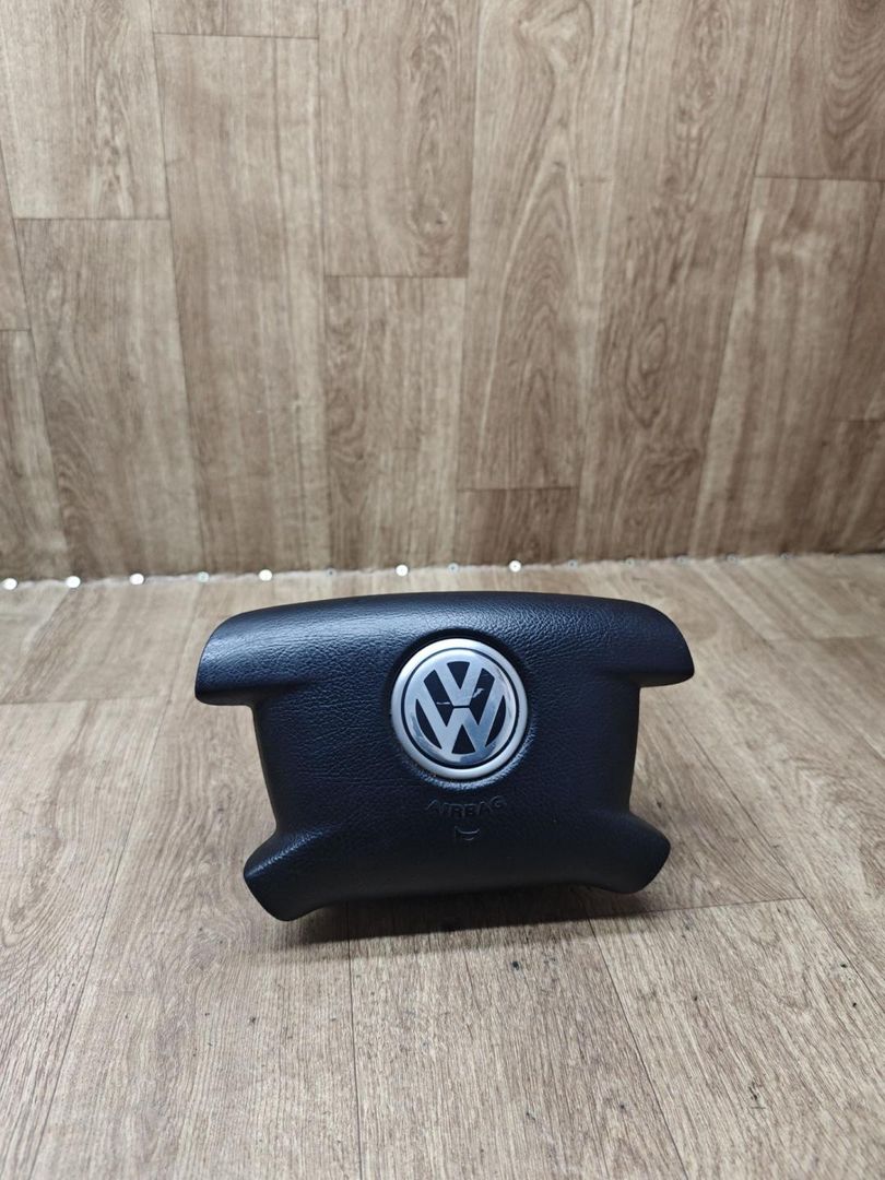 подушка безопасности водителя Volkswagen Transporter T5 2006, 2.5 л., AXD, дизель, МКПП, микроавтобус, 7H0880201P - фото №1