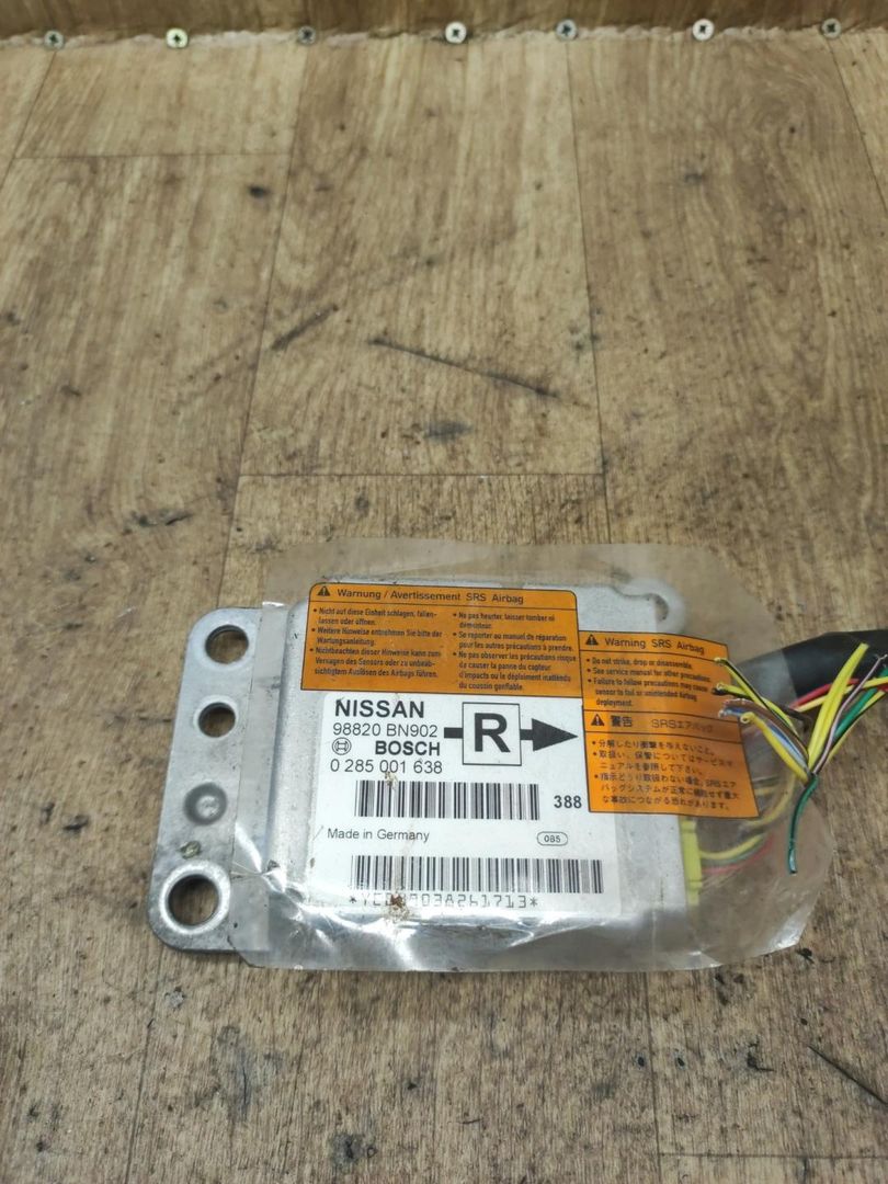блок AirBag Nissan Almera N16 2003, 1.5 л., QG15DE, бензин, МКПП, хетчбэк 5 дв., 0285001638, 98820BN902 - фото №1