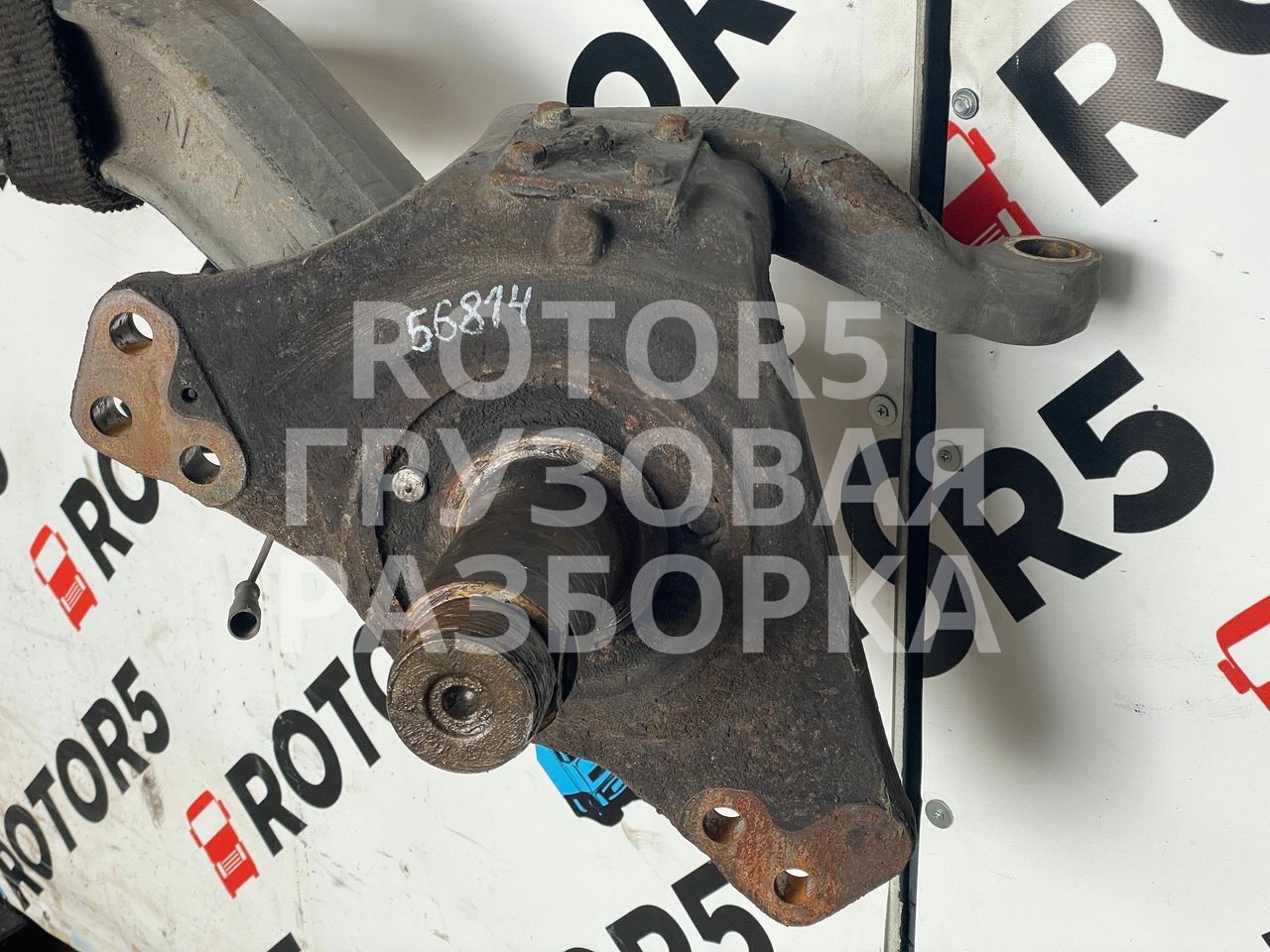 кулак поворотный левый DAF XF 105 1 поколение 2013, 12.9 л., MX 340, дизель, МКПП, 1751916, 0964082 - фото №1