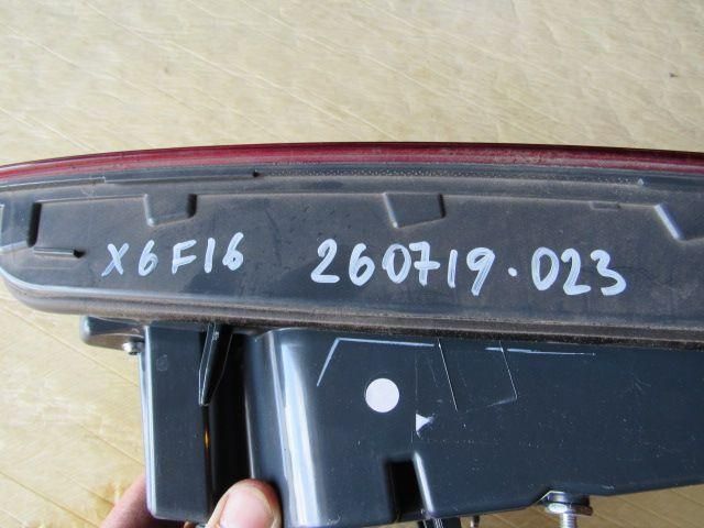 фонарь крышки багажника левый BMW X6 F16 2016, 3.0 л., N57 D30 A, дизель, АКПП, внедорожник 5 дв.