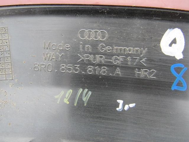 молдинг крыла заднего правого Audi Q5 8R [рестайлинг] 2014, 2.0 л., дизель, АКПП, внедорожник 5 дв., 8R0853818A