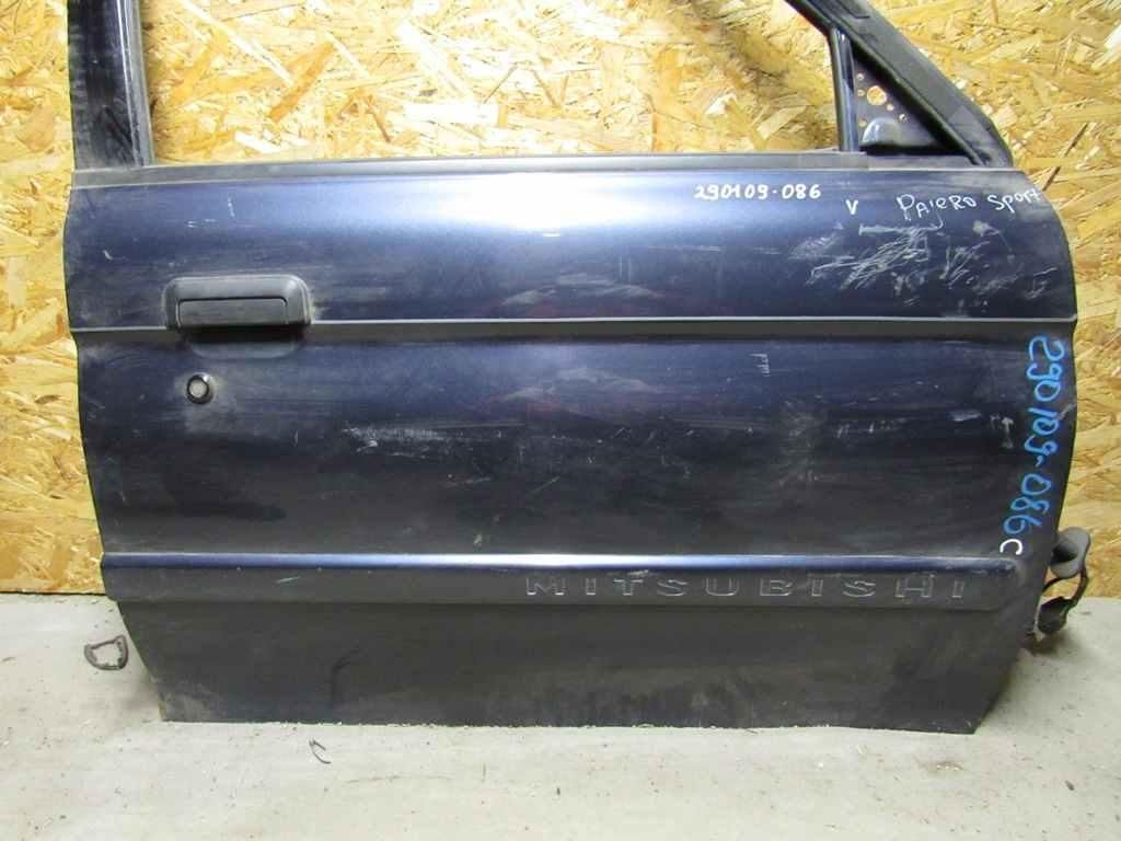 дверь передняя правая Mitsubishi Pajero Sport 1 поколение [рестайлинг] 2002, 2.0 л., 4G94 (GDI), бензин, АКПП, внедорожник 5 дв.