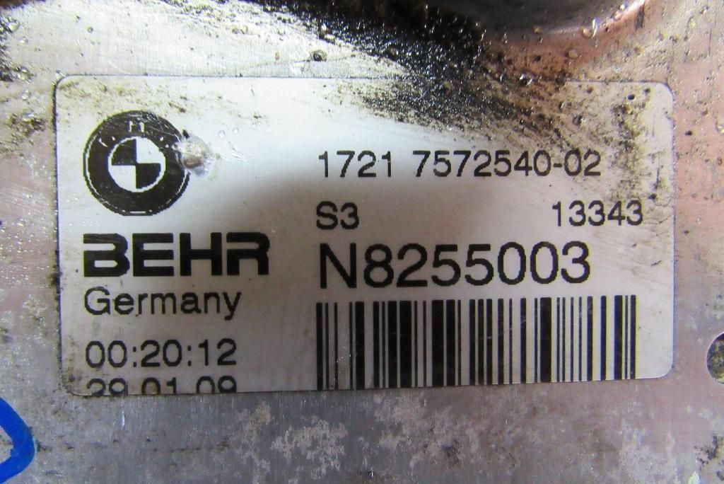 теплообменник масляного фильтра BMW 7 серия F01/F02 2008, 3.0 л., N54 B30 A, бензин, седан, 17217572540