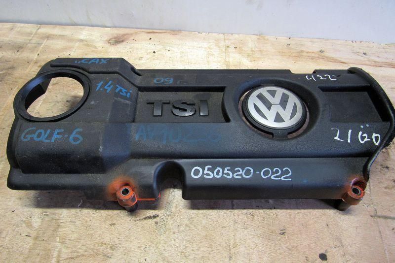 декоративная крышка двигателя Volkswagen Golf 6 поколение 2008, 1.4 л., CAXA, бензин, хетчбэк 5 дв., 03C103925AM