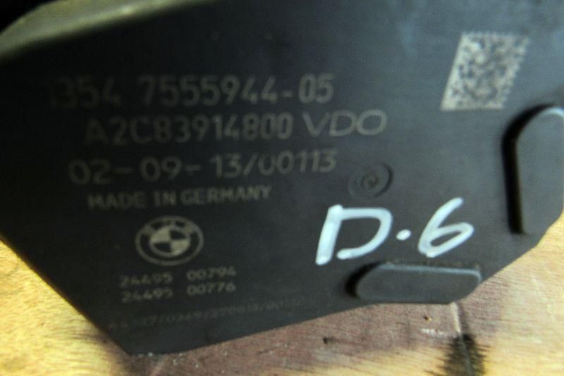 заслонка дроссельная BMW 7 серия F01/F02 2008, 4.4 л., N63 B44 A, бензин, седан, 13547555944