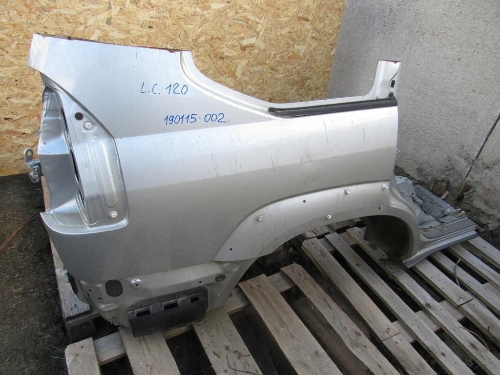 крыло заднее правое Toyota Land Cruiser Prado 3 поколение J120 2003, 3.0 л., 1KZ-TE, дизель, внедорожник 5 дв.