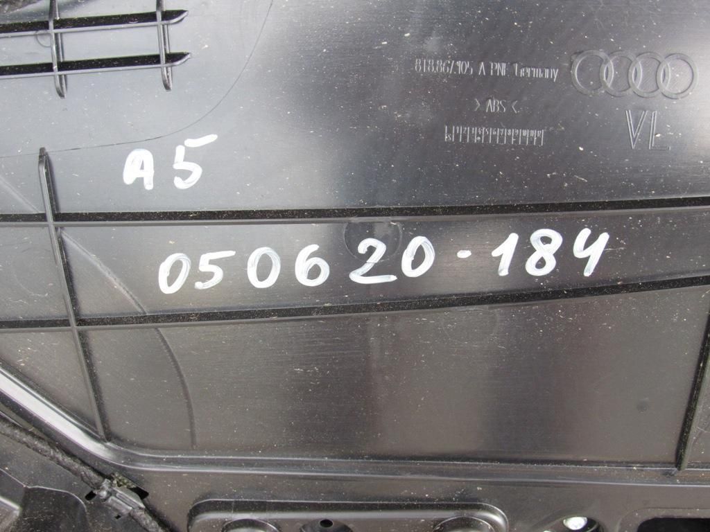 обшивка двери передняя левая Audi A5 8T 2011, 2.0 л., CGLC, дизель, хетчбэк 5 дв., 8T8867105A