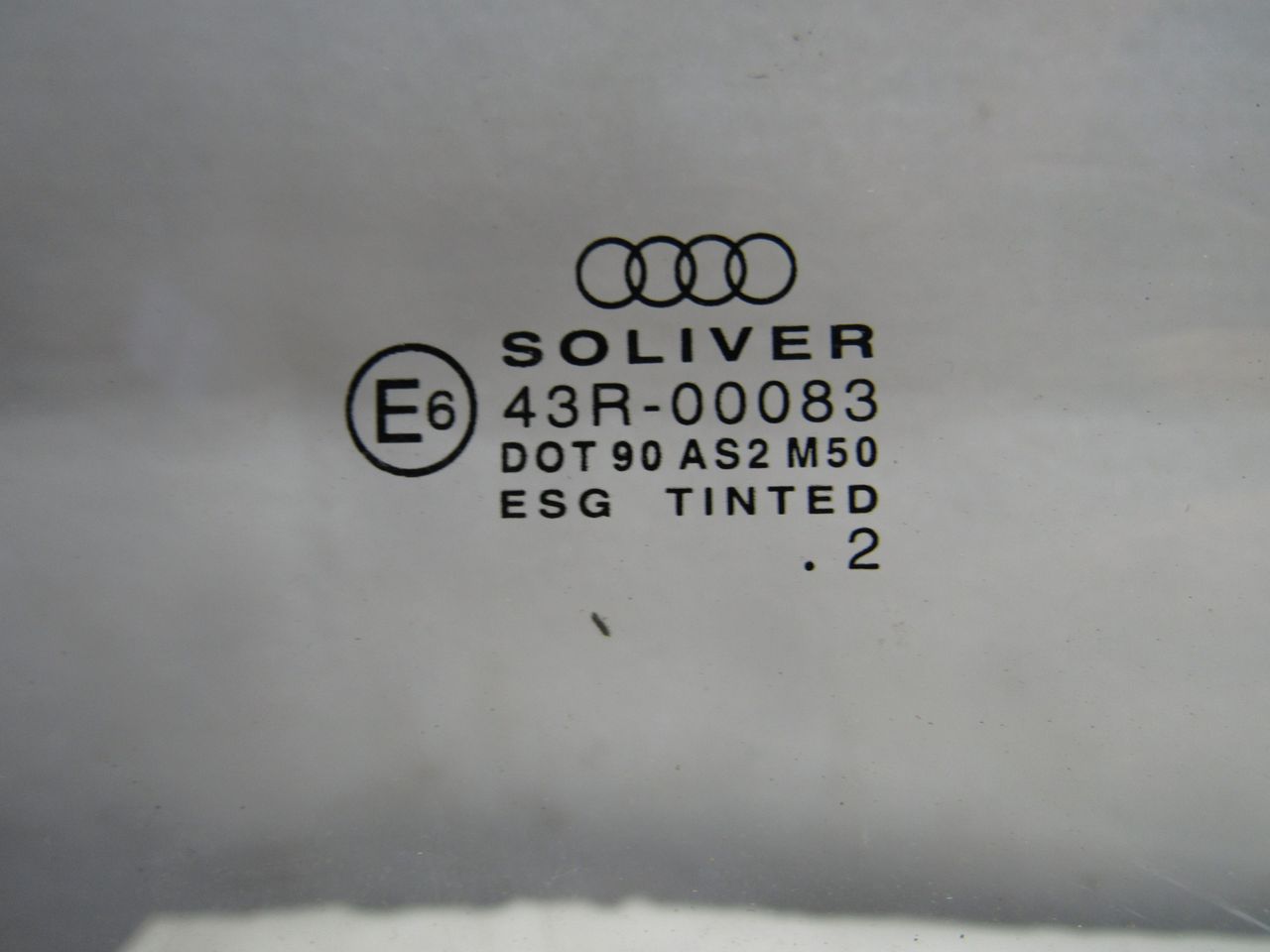 стекло двери передней правой Audi A6 4B/C5 [рестайлинг] 2002