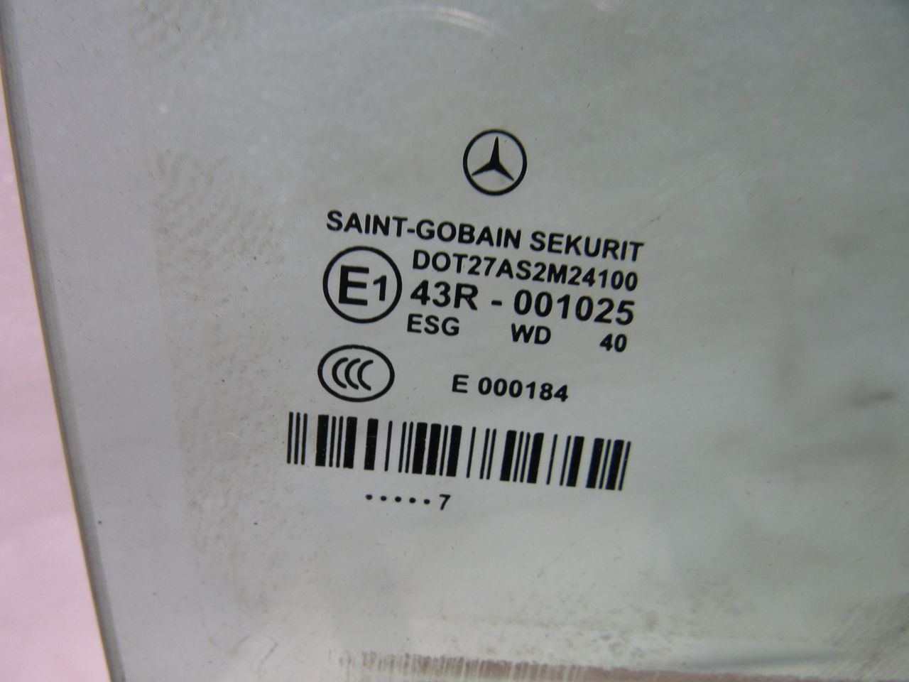 стекло двери задней правой Mercedes-Benz E-Класс W211/S211 [рестайлинг] 2007