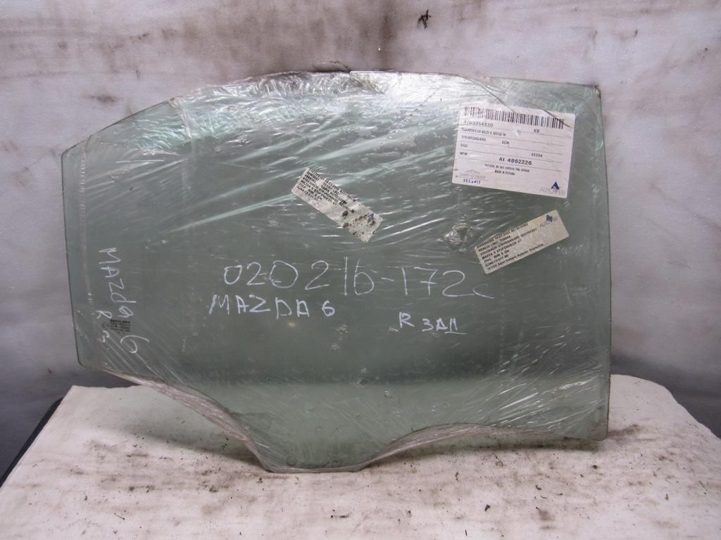 стекло двери задней правой Mazda 6 GG 2002, 4703354530