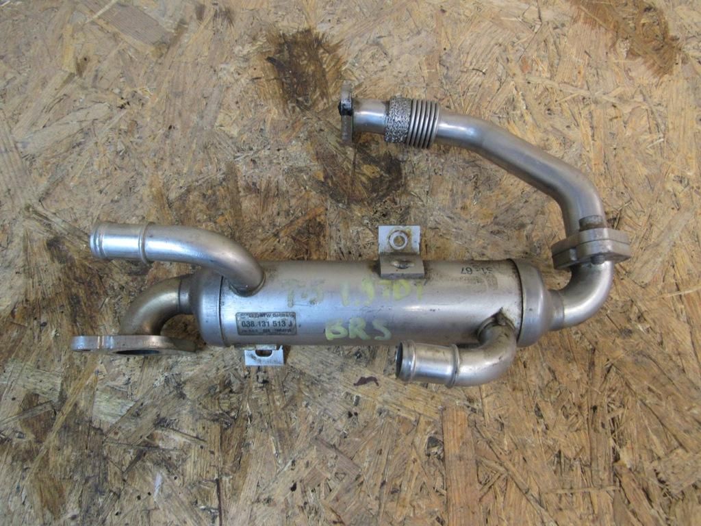 охладитель EGR / Радиатор EGR Volkswagen Multivan T5 2005, 1.9 л., дизель, 038131513J