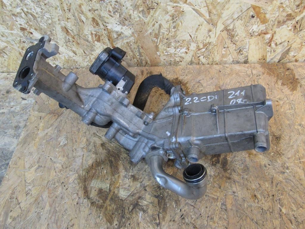 охладитель EGR / Радиатор EGR Mercedes-Benz E-Класс W211/S211 [рестайлинг] 2008, 2.2 л., дизель, 6461400675