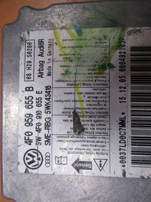 блок AirBag Audi A6 4F/C6 2006, 4F0959655B