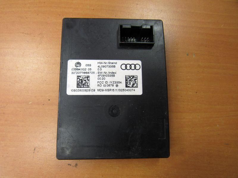 Блок управления бесключевым доступом Audi Q7 4L [рестайлинг] 2012, 4L0907335B