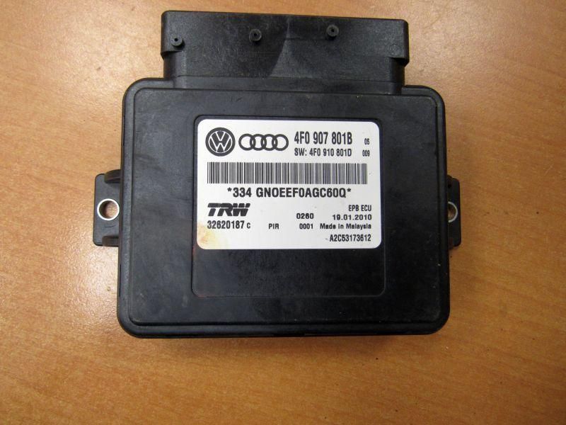 блок управления ручником Audi A6 4F/C6 [рестайлинг] 2010, 4F0907801B