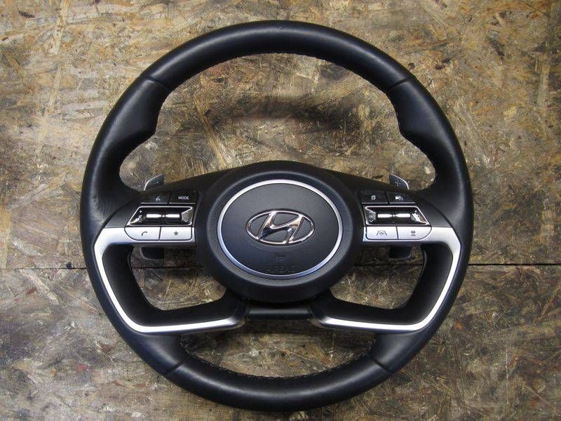 подушка безопасности водителя Hyundai Tucson 4 поколение 2021, 1.6 л., гибрид