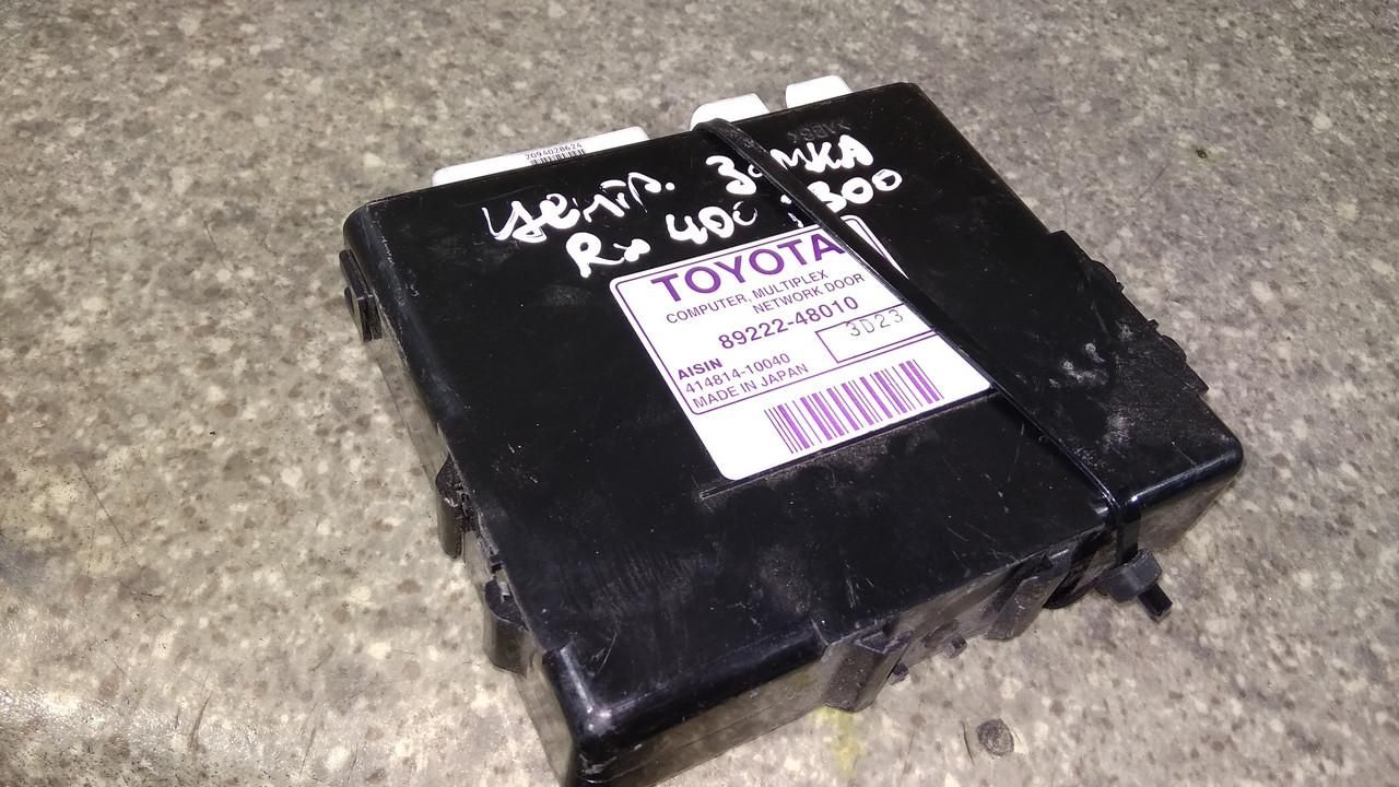 блок управления центральным замком Lexus RX 2 поколение (2003 - 2006), 89170-48160, 414814-10040 - фото №1