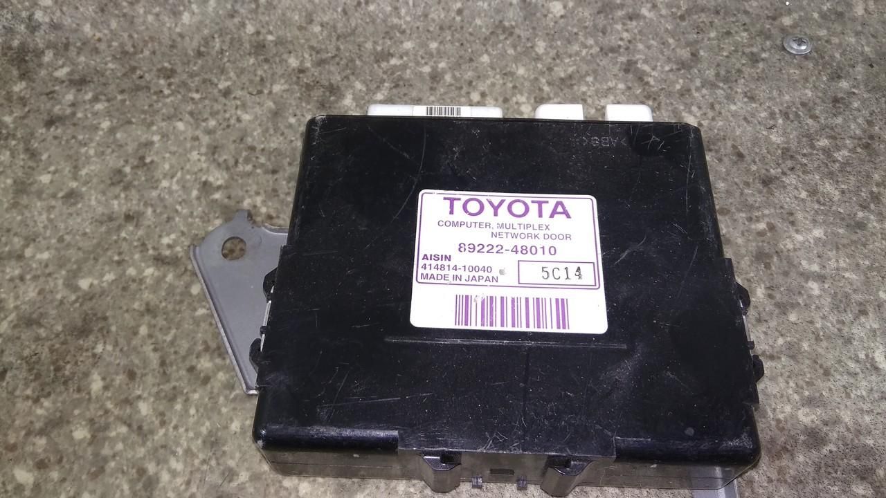 блок управления центральным замком Lexus RX 2 поколение (2003 - 2006), 414814-10040, 89222-48010 - фото №1