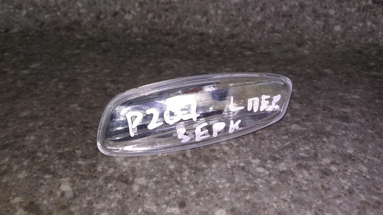 повторитель поворота на крыле левый Peugeot 207 1 поколение (2006 - 2009) - фото №1